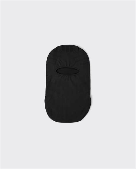 prada ski.mask|Black Technical Knit Ski Mask .